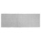 mDesign Bathroom Cotton Rectangular Rug, Long Runner, 60" x 21"
